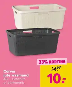 Xenos Curver Jute Wasmand aanbieding