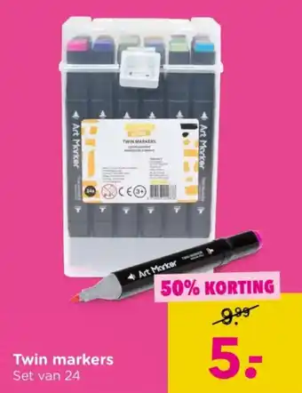 Xenos Twin Markers aanbieding