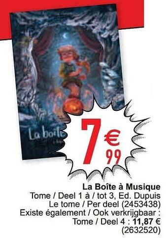 Cora La boîte à musique aanbieding