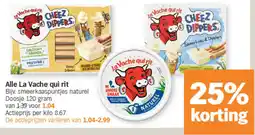 Albert Heijn Alle La Vache qui rit aanbieding