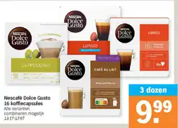 Albert Heijn Nescafé Dolce Gusto 16 koffiecapsules aanbieding