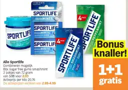 Albert Heijn Alle Sportlife aanbieding