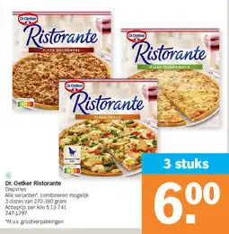 Albert Heijn Dr. Oetker Ristorante aanbieding