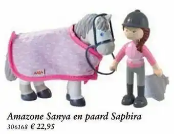 Amazone sanya en paard saphira