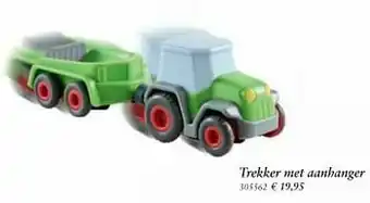 Trekker met aanhanger