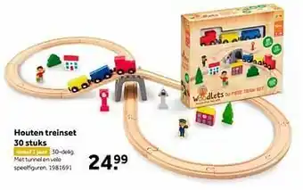 Intertoys Houten treinset aanbieding