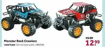 Intertoys Monster rock crawlers aanbieding
