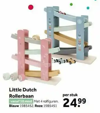 Little dutch rollerbaan blauw