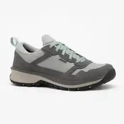 Decathlon Wandelschoenen voor dames NH500 LOW LEER WP aanbieding