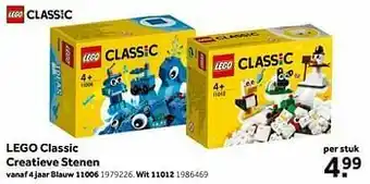 Intertoys Lego classic creatieve stenen blauw 11006 aanbieding