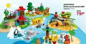 Intertoys Lego duplo dieren van de wereld 10907 aanbieding