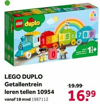 Intertoys Lego duplo getallentrein leren tellen 10954 aanbieding