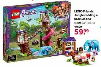 Intertoys Lego friends jungle reddingsbasis 41424 aanbieding