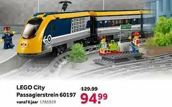 Intertoys Lego city passagierstrein 60197 aanbieding