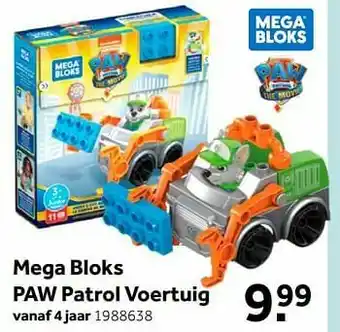 Intertoys Mega bloks paw patrol voertuig aanbieding