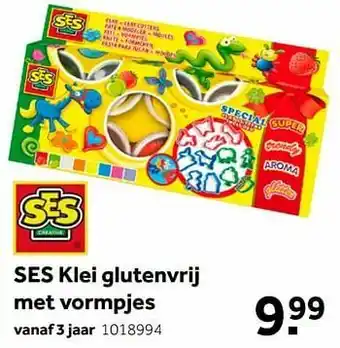 Ses klei glutenvrij met vormpjes