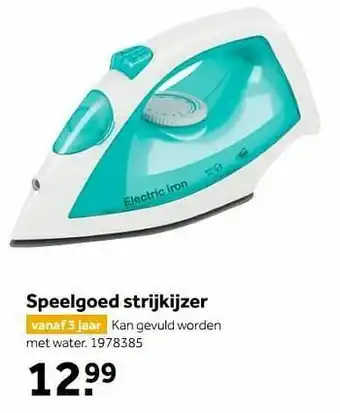 Speelgoed strijkijzer