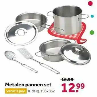Intertoys Metalen pannen set aanbieding