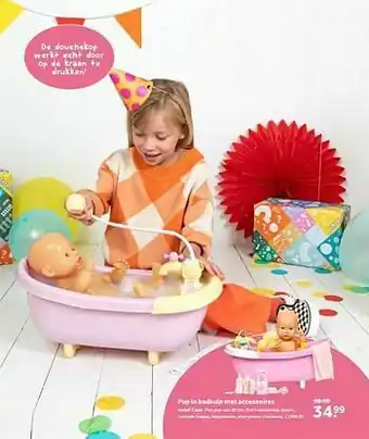 Pop in badkuip met accessoires