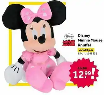 Intertoys Disney minnie mouse knuffel aanbieding