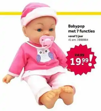 Intertoys Babypop met 7 functies aanbieding