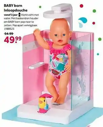 Baby born inloopdouche