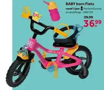 Intertoys Baby born fiets aanbieding