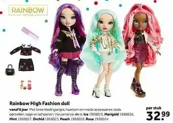 Rainbow high fashion doll ice
