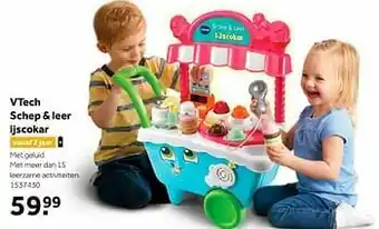 Intertoys Vtech schep + leer ijscokar aanbieding