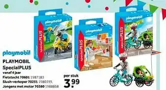 Intertoys Playmobil specialplus fietstocht 70601 aanbieding