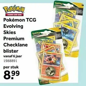 Intertoys Pokémon tcg evolving skies premium checklane blister aanbieding