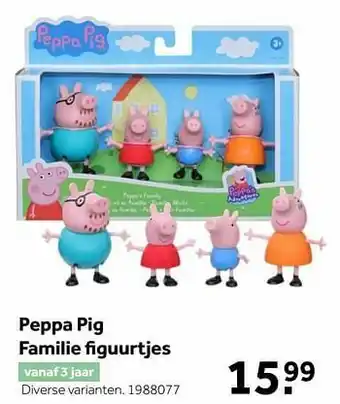 Peppa pig familie figuurtjes