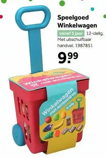 Speelgoed winkelwagen