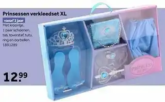 Prinsessen verkleedset xl