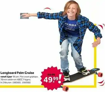 Longboard palm cruise