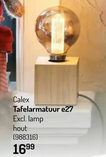 Calex tafelarmatuur e27