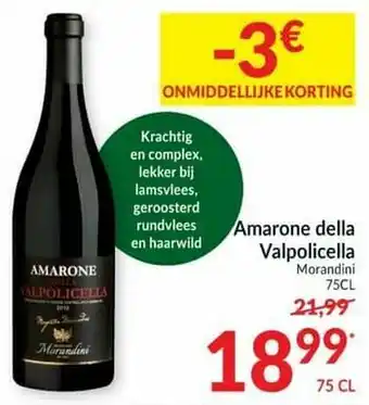 Intermarché Amarone della valpolicella morandini aanbieding