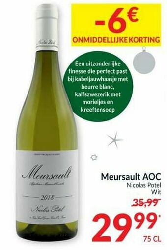 Meursault aoc nicolas potel wit