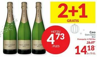 Intermarché Cava gran livenza brut aanbieding