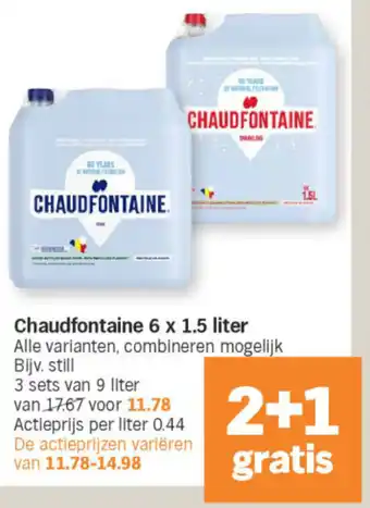 Albert Heijn Chaudfontaine aanbieding