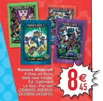 Cora Romans minecraft aanbieding