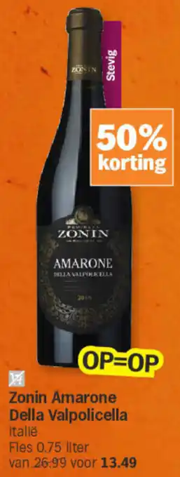 Albert Heijn Zonin Amarone Della Valpolicella aanbieding