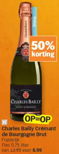 Albert Heijn Charles Bailly Crémant de Bourgogne Brut aanbieding