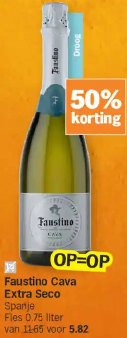 Albert Heijn Faustino Cava Extra Seco aanbieding