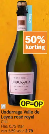 Albert Heijn Undurraga Valle de Leyda Rosé Royal aanbieding