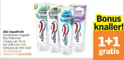 Albert Heijn Alle Aquafresh aanbieding