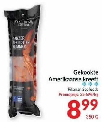 Intermarché Gekookte amerikaanse kreeft aanbieding