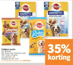 Albert Heijn Pedigree Snacks aanbieding