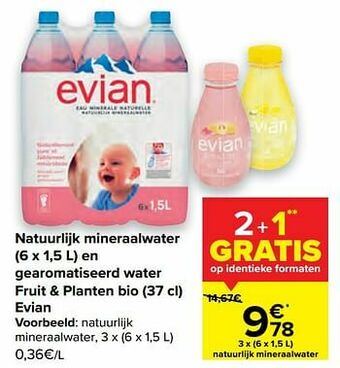 Carrefour Natuurlijk mineraalwater aanbieding