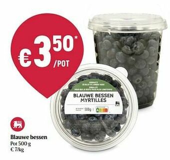 Delhaize Blauwe bessen aanbieding